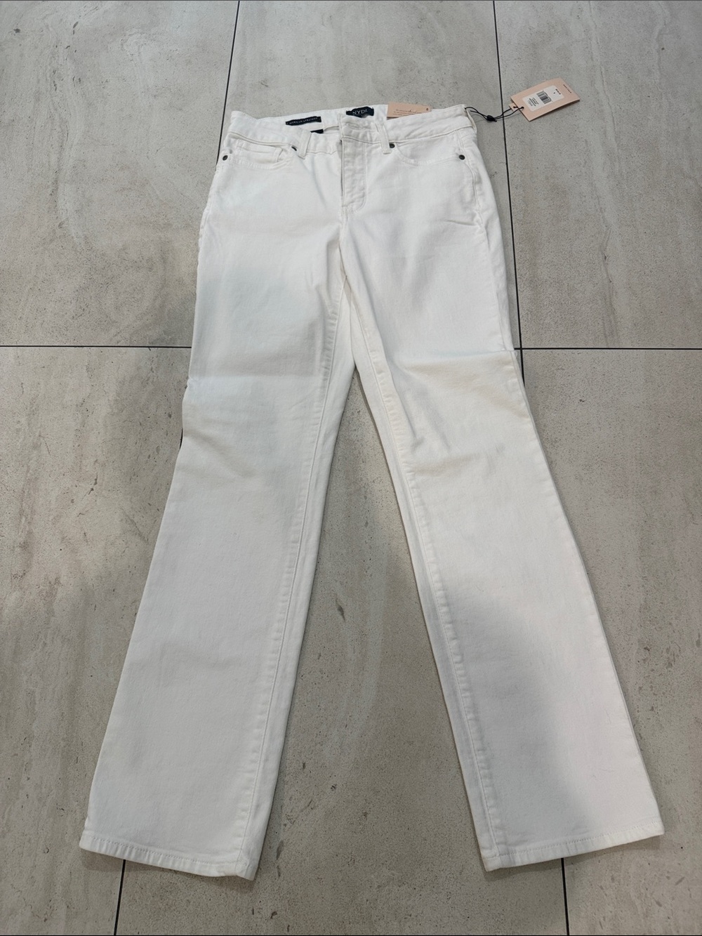 NYDJ White Straight-Leg Women's Jeans